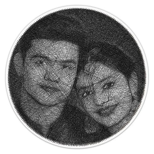 Customize String Art Portrait For Your Love/Couple Gift - NEW