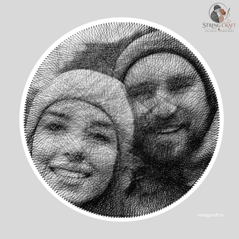 Customize String Art Portrait For Your Love/Couple Gift - NEW