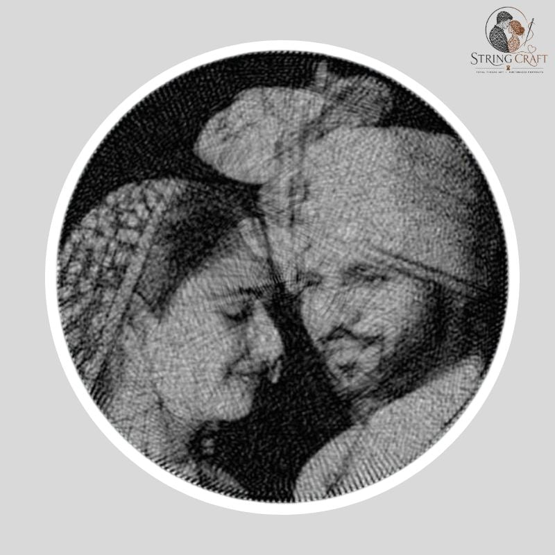 Customized Wedding Thread Art - Perfect Surprise Gift for Couples / NEW