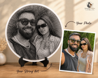 Exclusive Celebrity-Inspired Couple String Art Portrait | Gift for Love - NEW