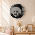 Handmade String Art Portrait for Your Newborn Baby / NEW