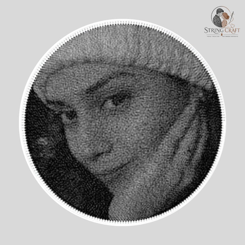 Romantic Customized String Art Portrait for Her | Girlfriend - NEW